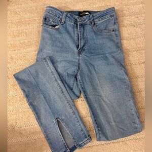 Fashion Nova High Rise Blue Jeans